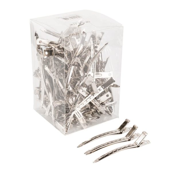 Clipsuri de par din metal mari, Set 100 buc