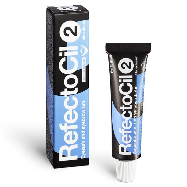Vopsea de gene si sprancene Refectocil negru albastrui nr. 2 Vopsea de gene si sprancene Refectocil negru albastrui nr. 2
