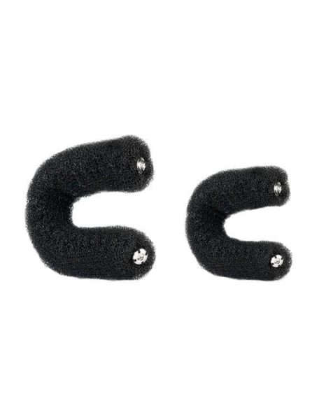 Burete pentru coc cu capsă 23 cm negru