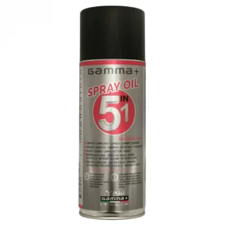 Spray de curatare si intretinere pentru masinile de tuns 5IN1 Gamma Piu 400 ml Spray de curatare si intretinere pentru masinile de tuns 5IN1 Gamma Piu 400 ml