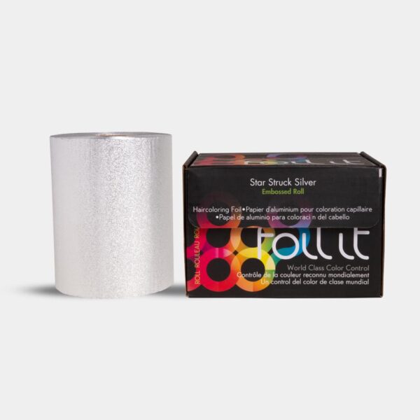 Folie de aluminiu Framar Star Struck Silver Embossed Medium 98 m Folie de aluminiu Framar Star Struck Silver Embossed Medium 98 m