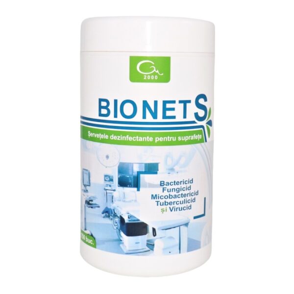 Servetele Dezinfectante BIONETS pentru stergerea suprafetelor 150 buc Servetele Dezinfectante BIONETS pentru stergerea suprafetelor 150 buc