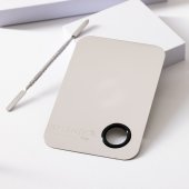 Paleta metalica Splendor dreptunghiulara si spatula pentru mixare2 Paleta metalica Splendor dreptunghiulara si spatula pentru mixare