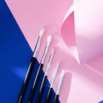 Set 5 pensule profesionale Splendor pentru ochi par capra alba + borseta SP007 Set 5 pensule profesionale Splendor pentru ochi par capra alba + borseta SP007 2