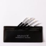 Set 5 pensule profesionale Splendor pentru ochi par capra alba + borseta SP007 2 Set 5 pensule profesionale Splendor pentru ochi par capra alba + borseta SP007 2