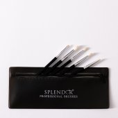 Set 5 pensule profesionale Splendor pentru ochi par capra alba + borseta SP007 2 Set 5 pensule profesionale Splendor pentru ochi par capra alba + borseta SP007 2