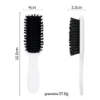 Perie profesionala ROVRA fade brush L alba2