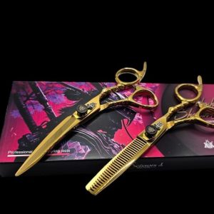 Set de foarfece Mikashi Shogun’S GOLD IATAGAN 6 INCH