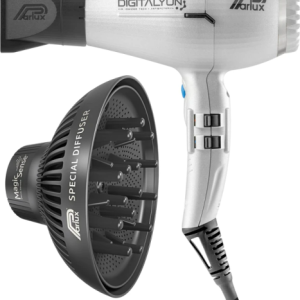 Uscator de par Parlux DigitAlyon Silver 2400W + Magic Sense Diffuser