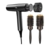 Set Uscator de par - JRL FORTE PRO - Negru - FP2020H + Perie de coafat 32 cm + Perie de coafat 53 cm
