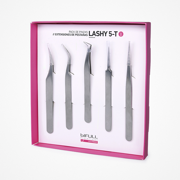 Set 5 pensete profesionale pentru extensii de gene Bifull Lashy 5T Set 5 pensete profesionale pentru extensii de gene Bifull Lashy 5T