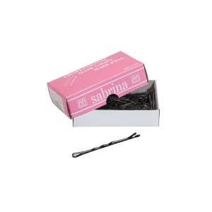 Sabrina Agrafe de par ondulate negre cu bulb 5 cm cutie 200gr
