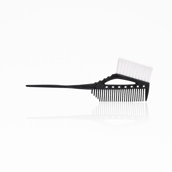 Pensula profesionala Freestyle plata cu pieptene- peri ultra-soft din nylon
