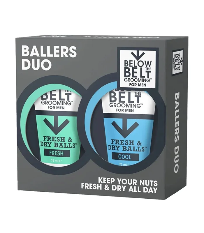 Set deodorante zona intima Below the Belt Ballers Duo 2x75 ml Set deodorante zona intima Below the Belt Ballers Duo 2x75 ml
