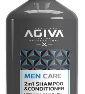 Sampon si balsam 2 in 1 Agiva 1000 ml pentru curatare si hidratare intensa